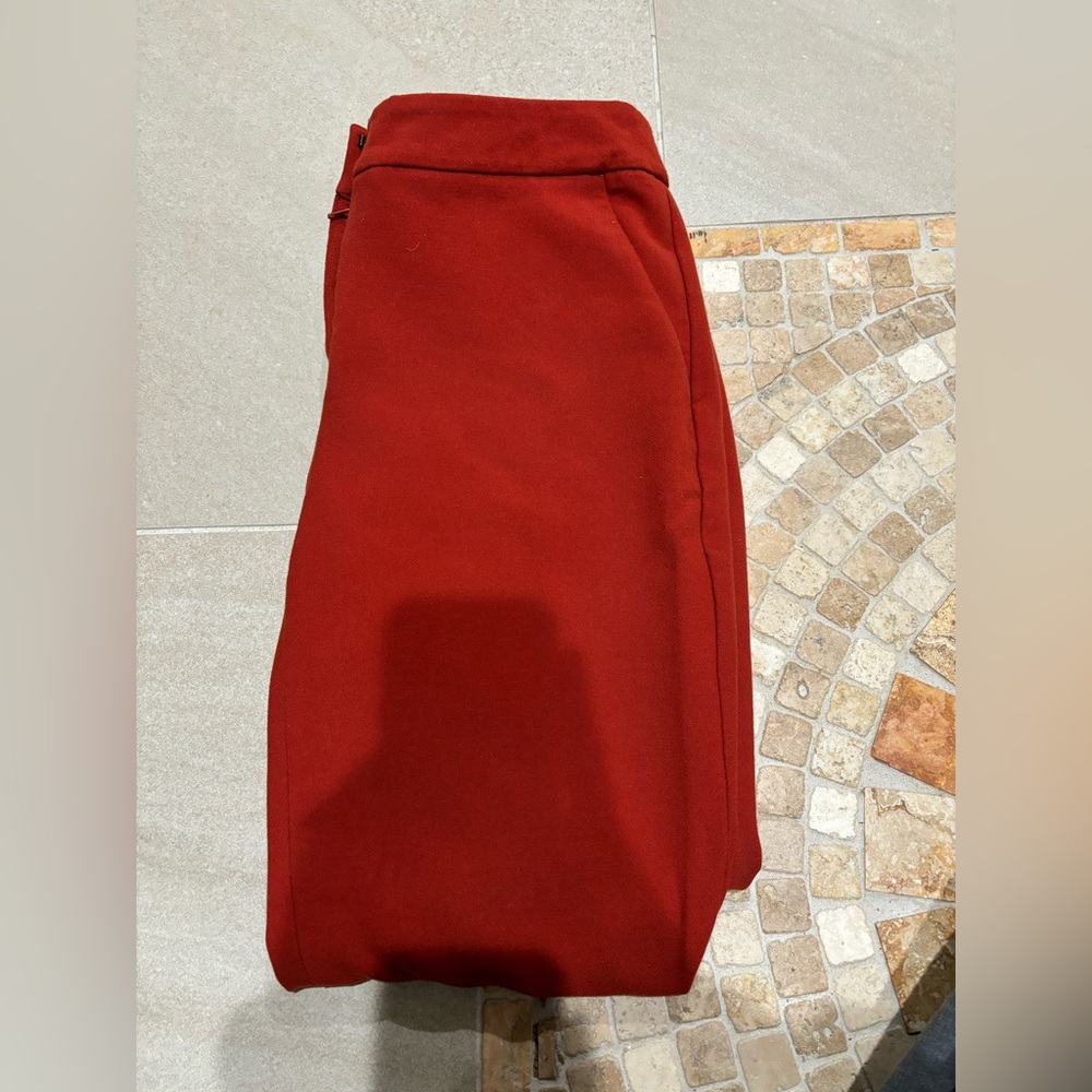 Red dress pants